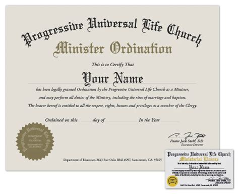 non denominational ordination online